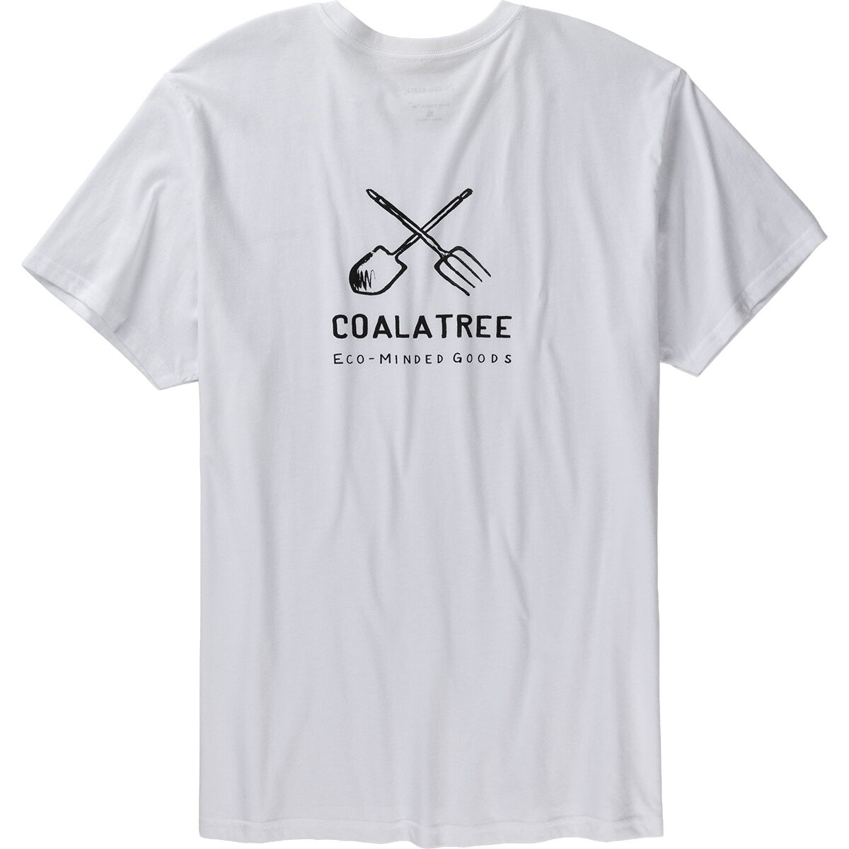 Image of Coalatree Pitchfork T-Shirt - Unisex White, XL