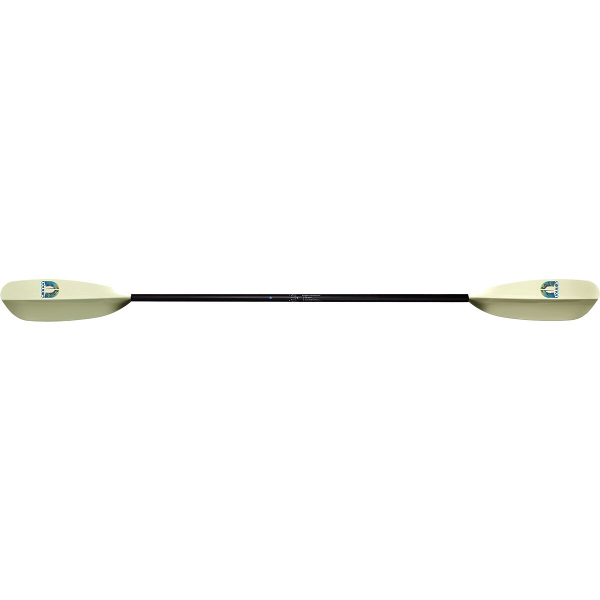 Cannon Paddles Cannon Paddles Nokomis Hybrid Paddle Carbon Fiber/Ivory, 230cm