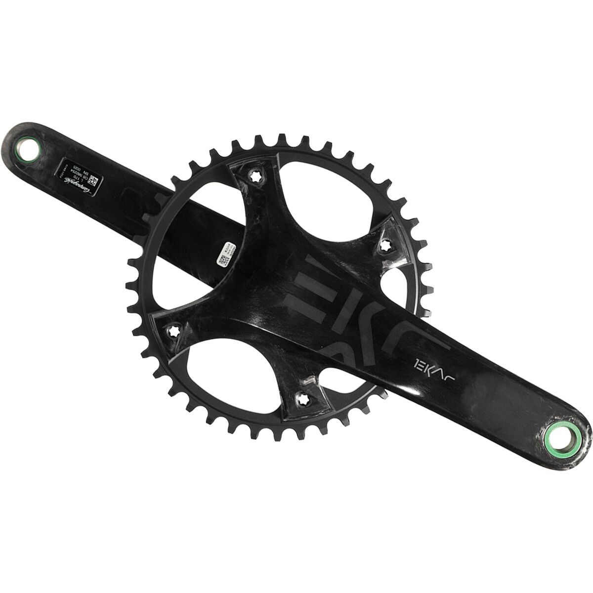 Image of Campagnolo Ekar 13 Crankset Black, 172.5mm, 38t