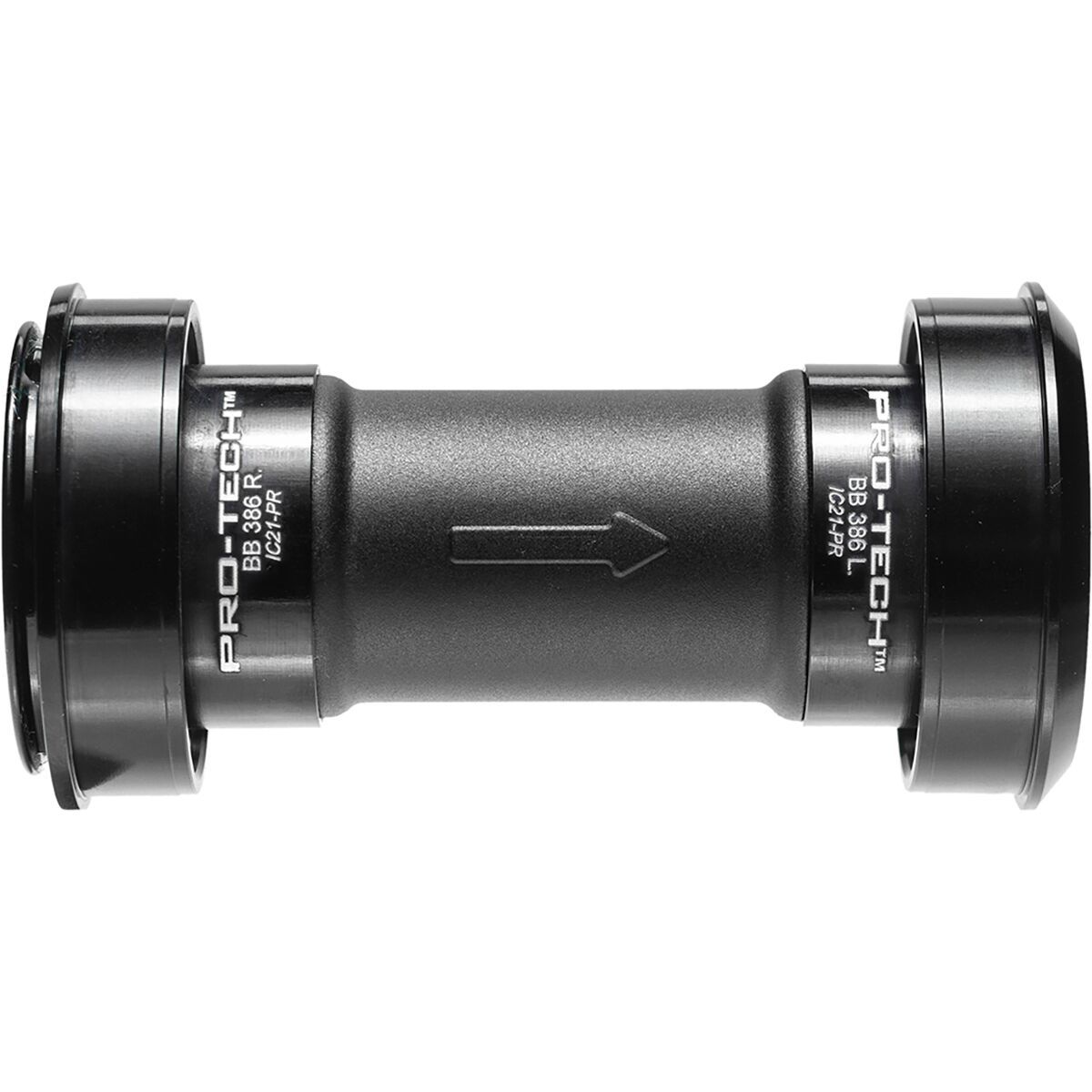 Image of Campagnolo Pro-Tech BB386 Bottom Bracket Cups Black, 86.5mm x 46mm