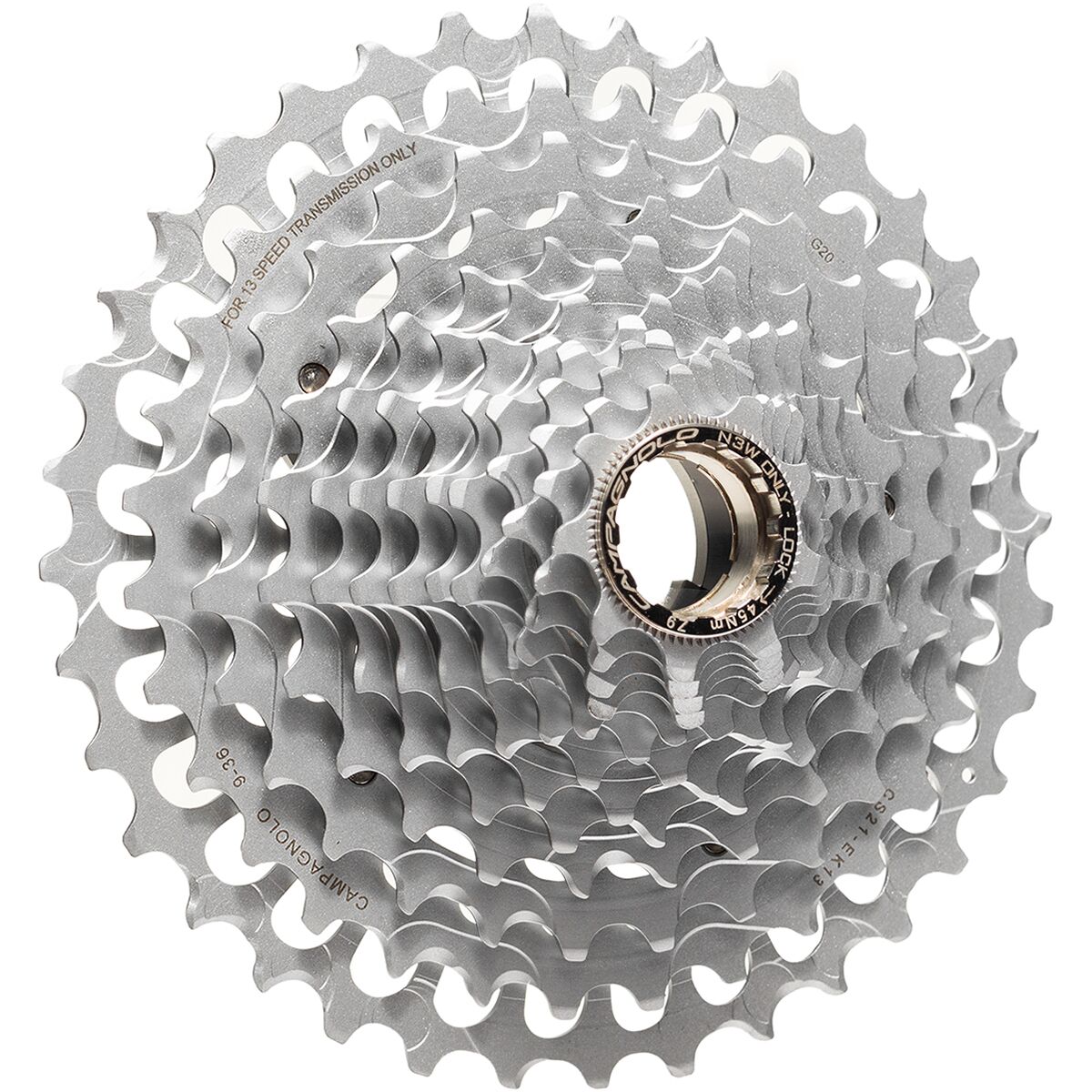 Image of Campagnolo Ekar 13 Cassette Silver, 13-Speed/9x36t