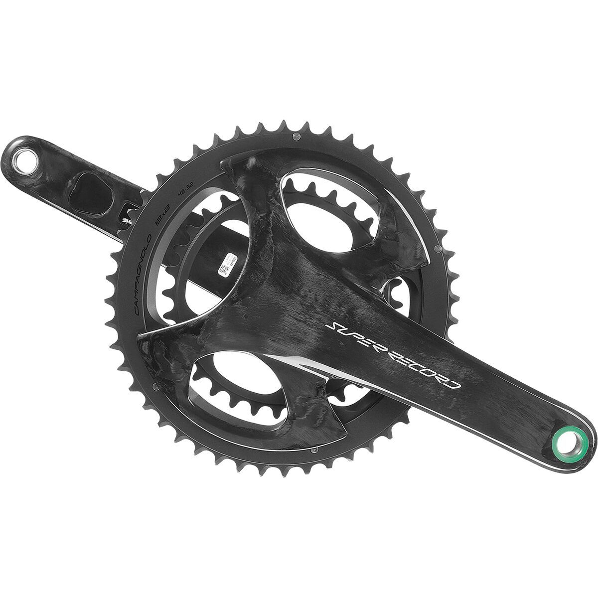 Image of Campagnolo Super Record 12 WRL ProTech Crankset 165mm, 48/32