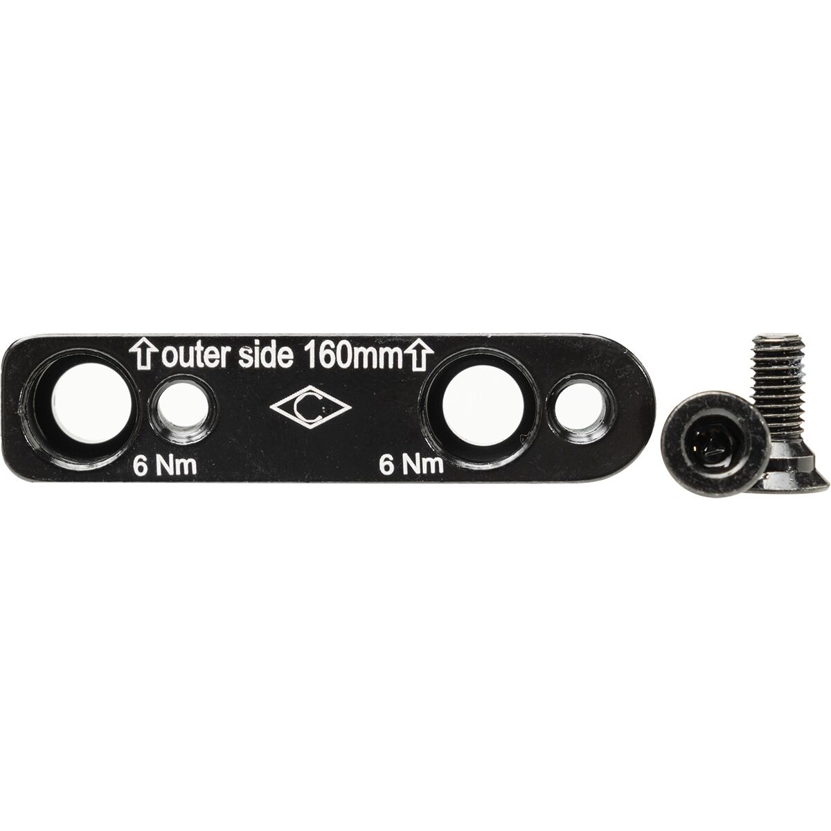 Image of Campagnolo Disc Brake Adapter Black, 140mm to 160mm