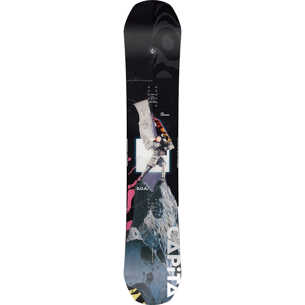 capita doa snowboard 2016 D.O.A. Demo The DOA is complex with its hybrid profile CAPiTA D.O.A. Snowboard 2026 164