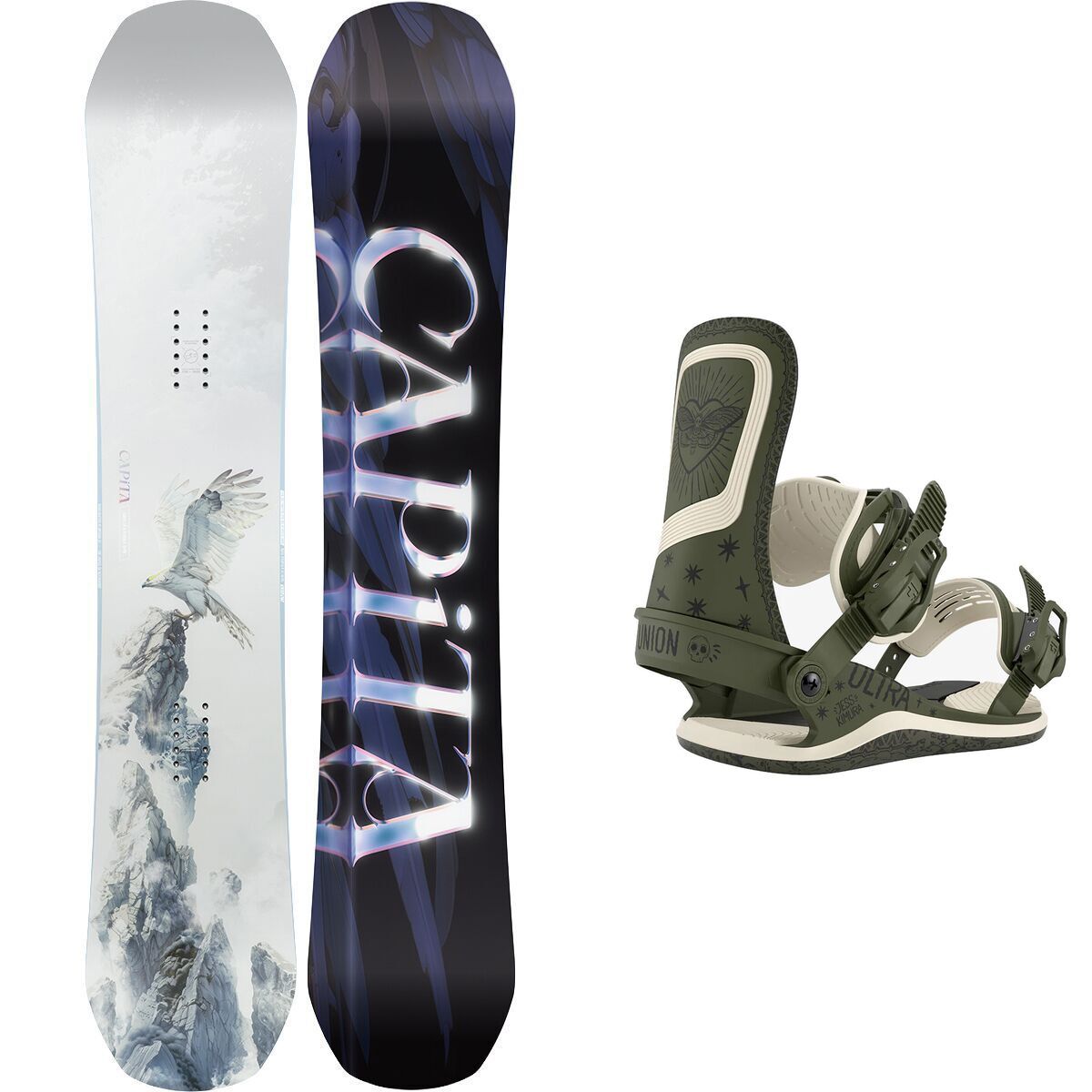 Image of Capita Birds Of A Feather Snowboard + Union Ultra Binding - 2026 Jess Kimura, 140cm, L