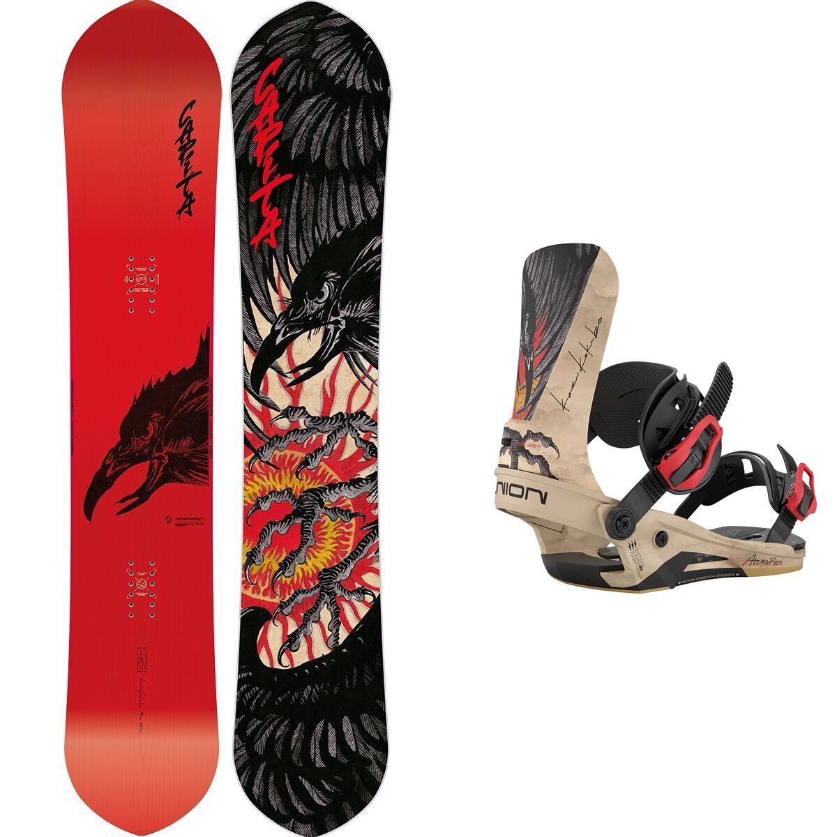 Image of Capita Kazu Kokubo Pro Snowboard + Union Atlas Pro Binding - 2026 Kazu, 154cm, M