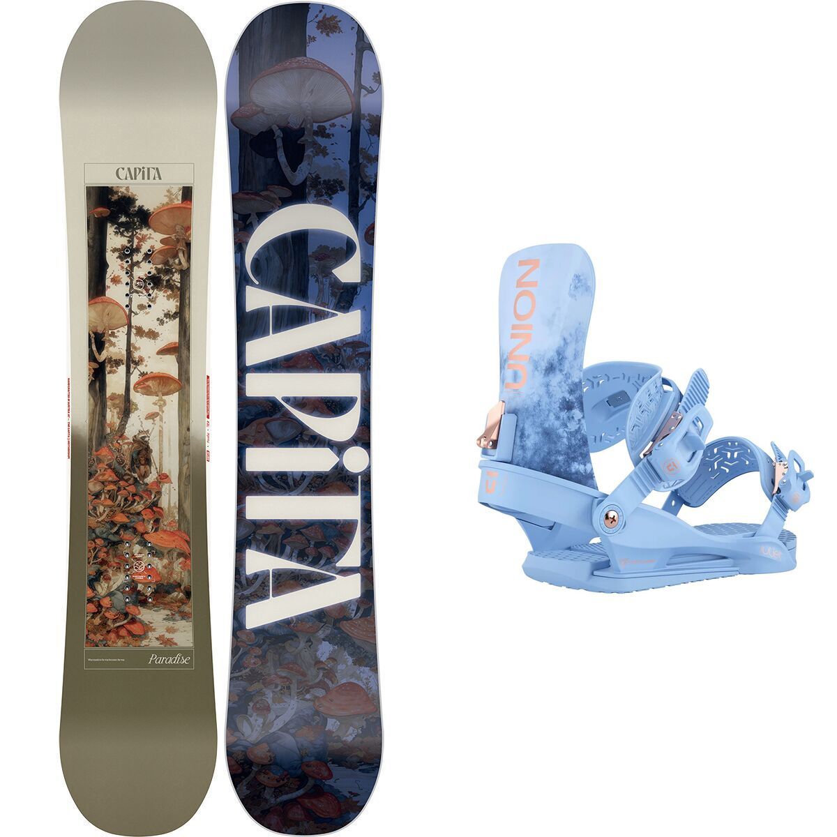 Image of Capita Paradice Snowboard + Union Juliet Binding - 2026 Tie Dye, 149cm, L