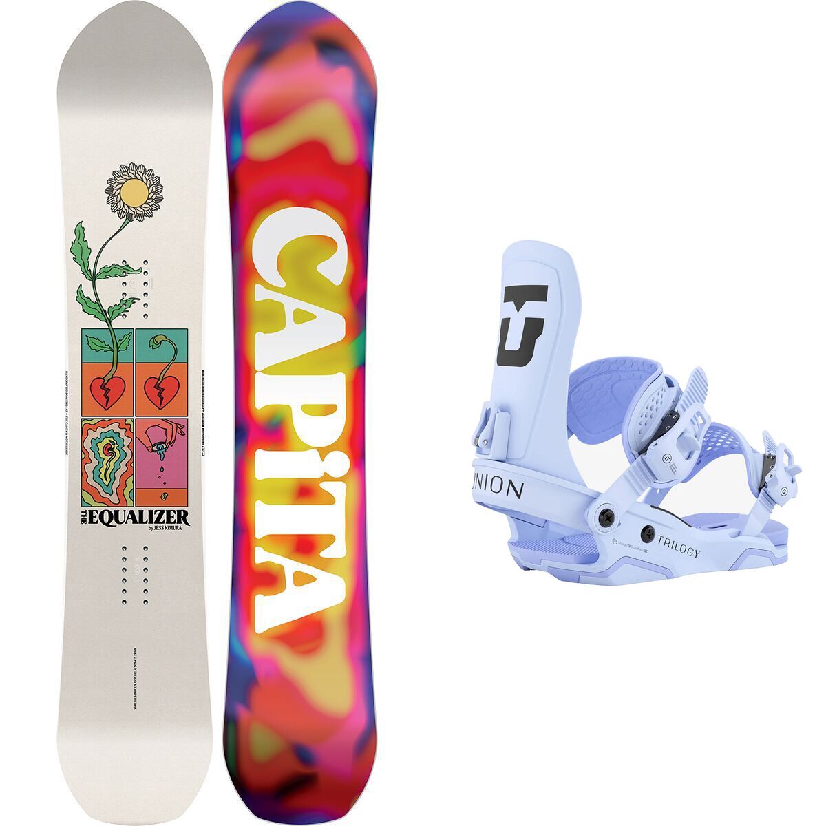 Capita The Equalizer Snowboard + Union Trilogy Binding   2026