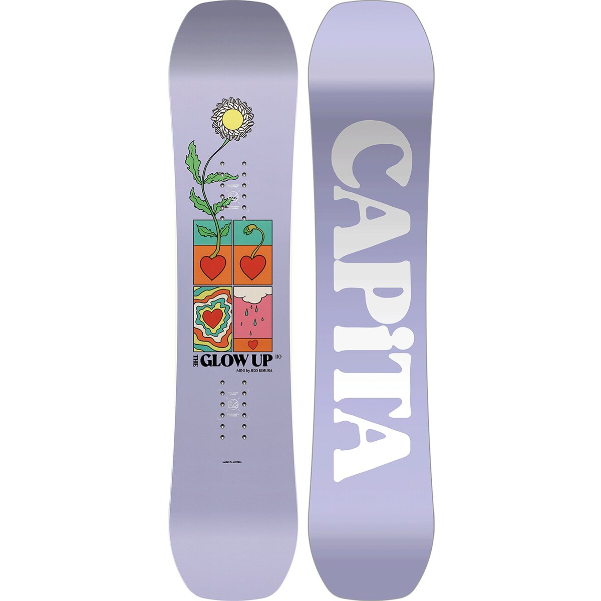 Image of Capita Glow Up Mini by Jess Kimura Snowboard - 2027 - Girls' One Color, 125cm
