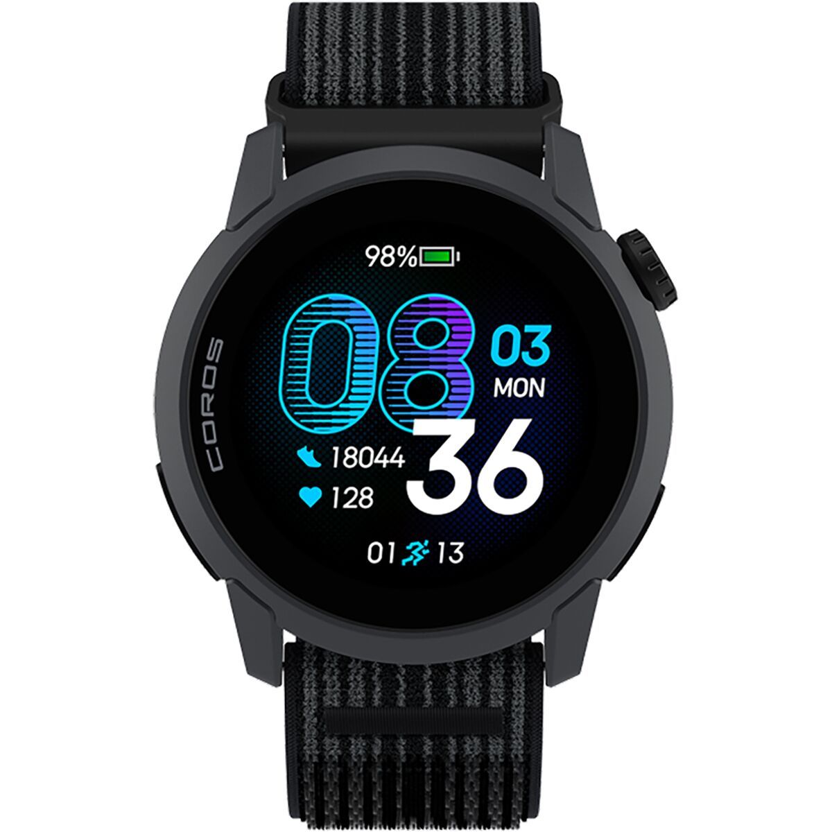 Image of COROS PACE 4 GPS Sport Watch Black w/ Nylon Band, One Size