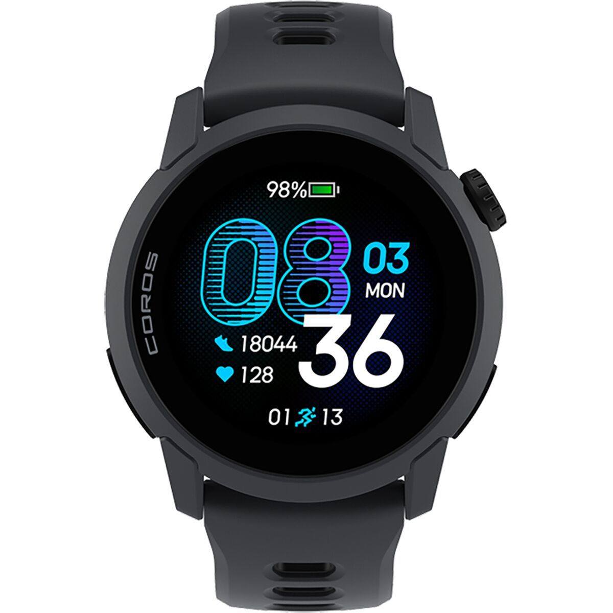 Image of COROS PACE 4 GPS Sport Watch Black w/ Silicone Band, One Size
