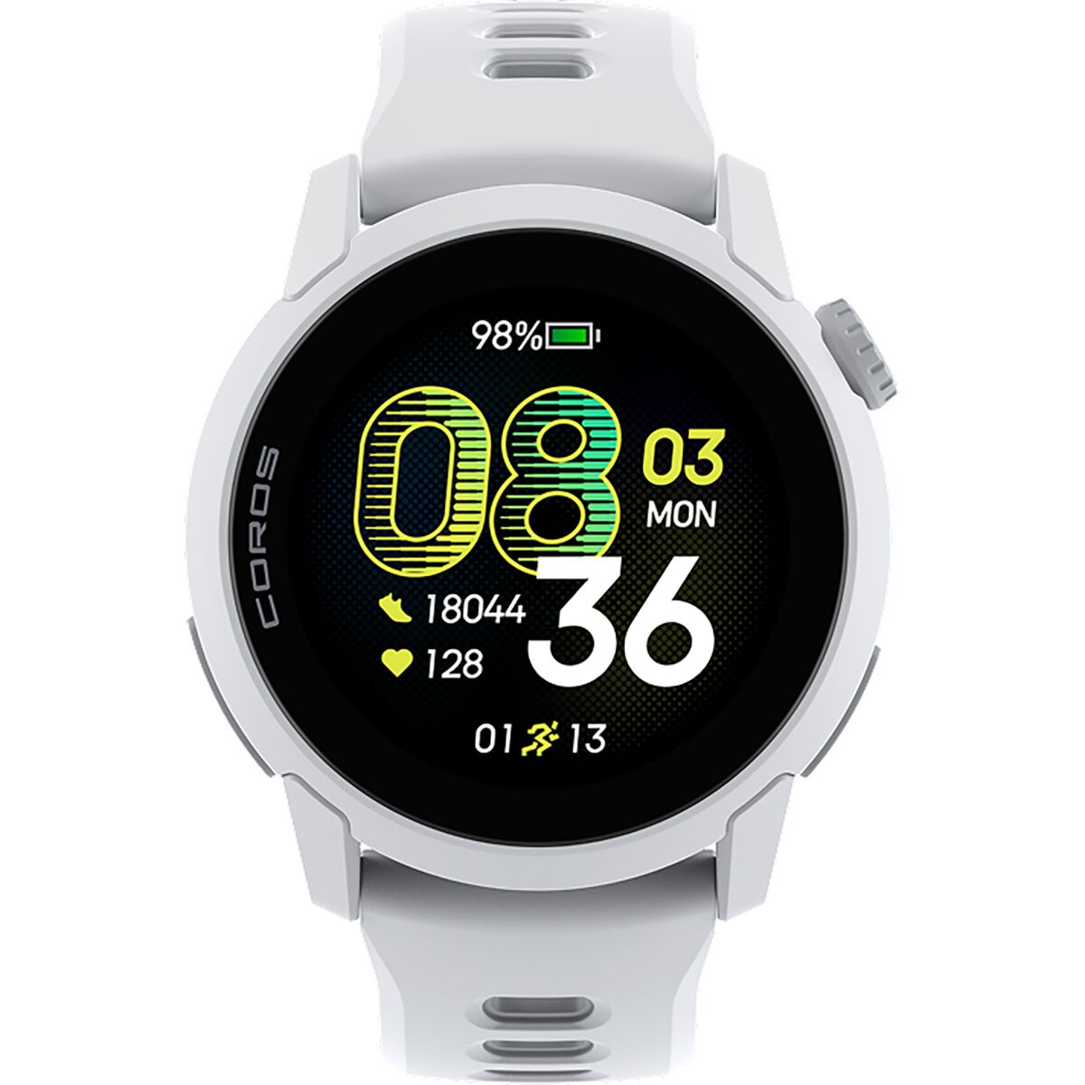Image of COROS PACE 4 GPS Sport Watch White w/ Silicone Band, One Size