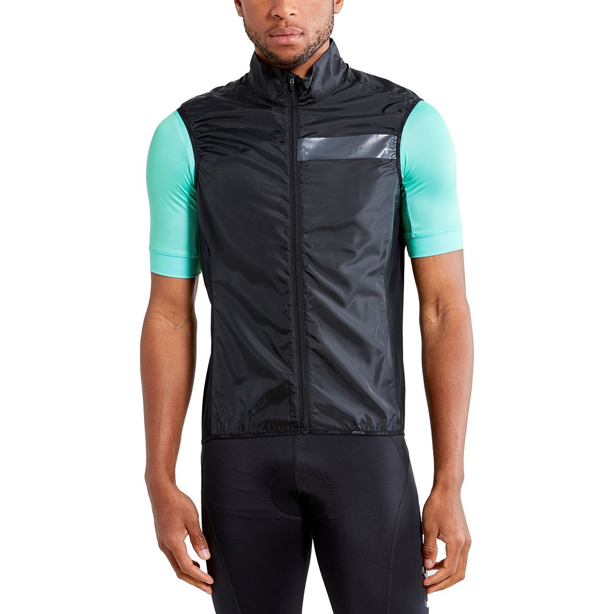 Image of Craft Essence Light Wind Vest - Men's Black, XXL