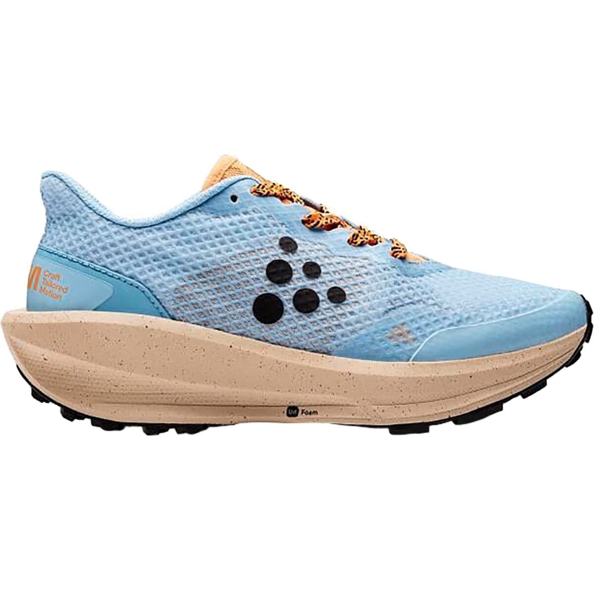 Image of Craft CTM Ultra Trail Running Shoe - Women's Sky/Peach, 7.5