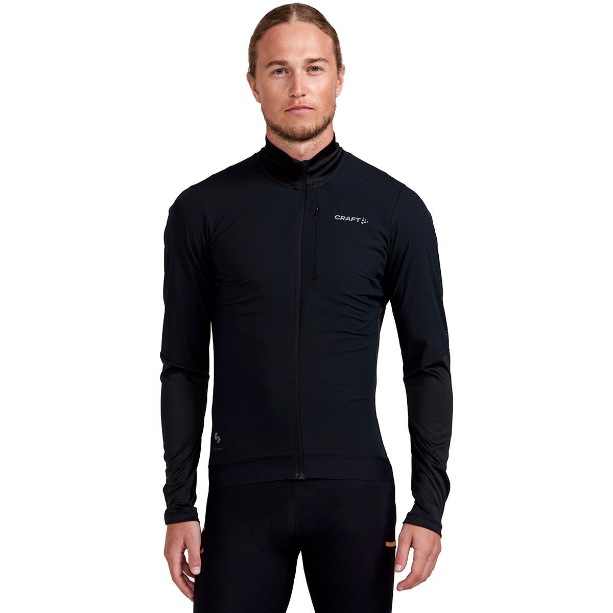 Craft Pro Gravel Long-Sleeve Wind Jersey - Men's Black, S