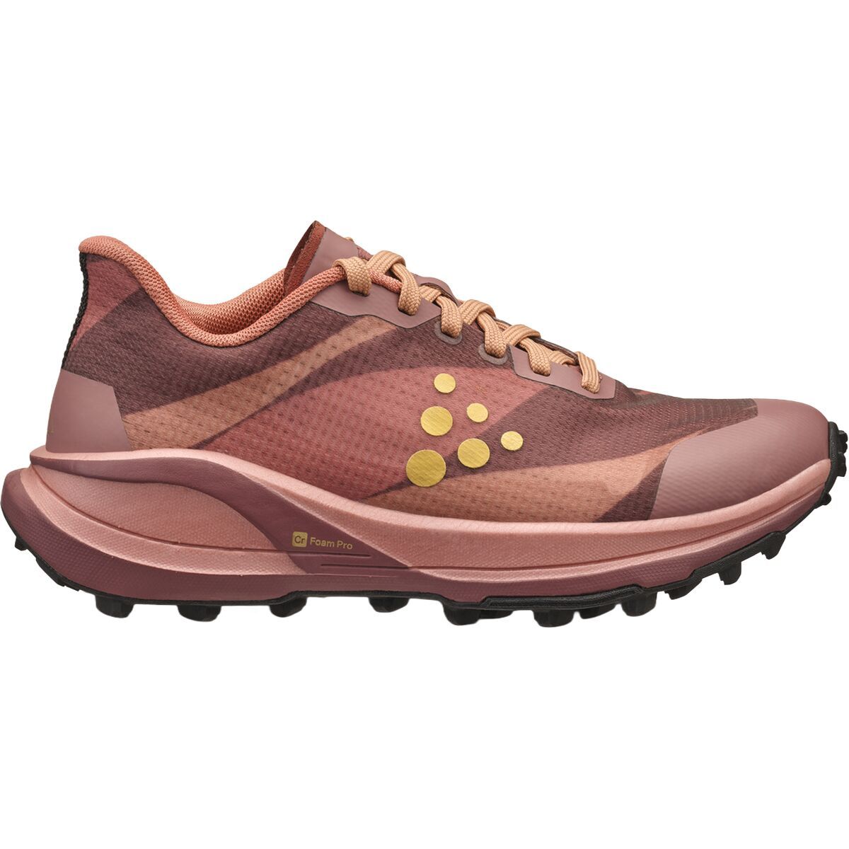 Craft Pure Trail Pro Running Shoe - Women's Rose Brown/Multi, 7.0