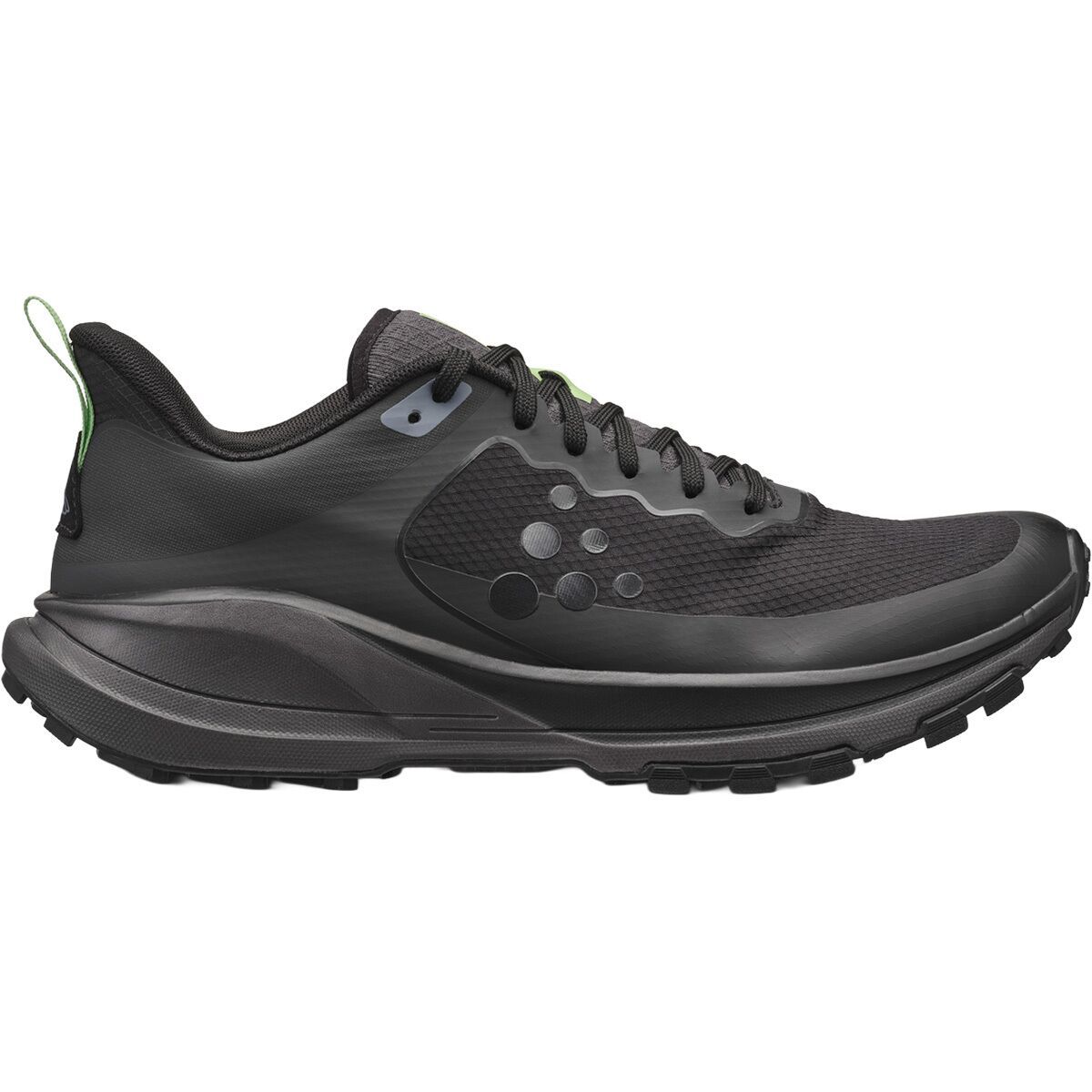 Image of Craft Pure Trail X Running Shoe - Men's Black/Asphalt, 9.5