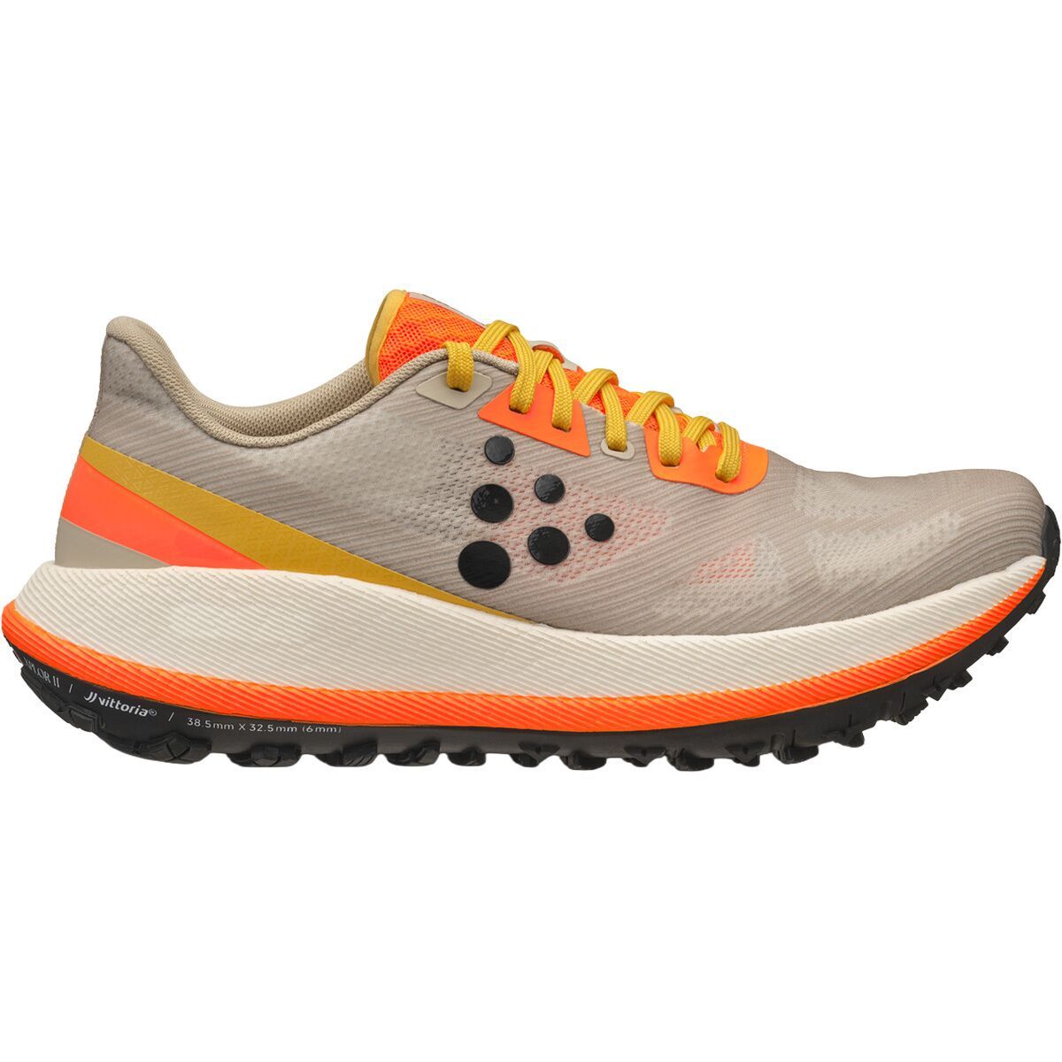 Image of Craft Xplor 2 Trail Running Shoe - Men's Hay/Flourange, 9.0