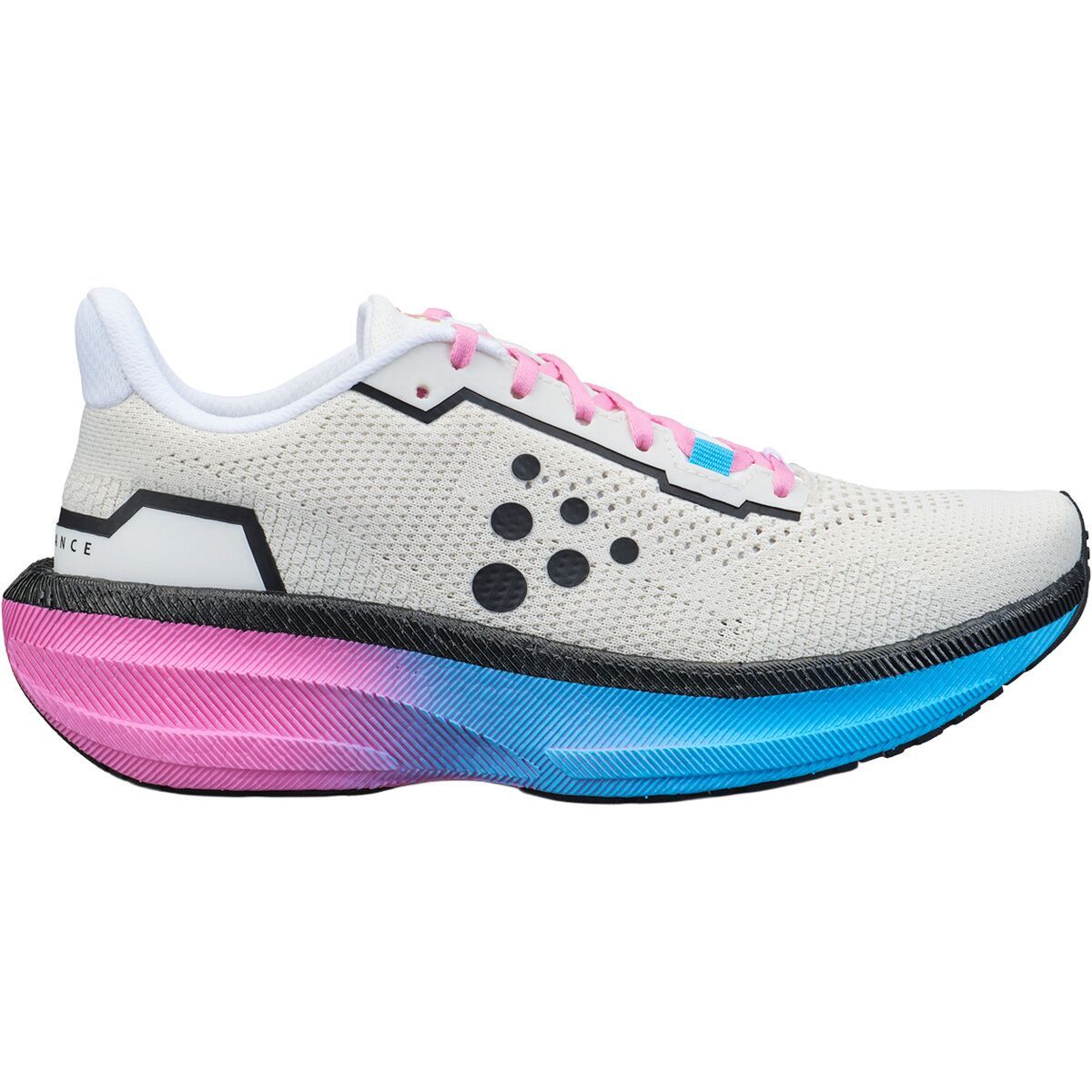 Image of Craft Endurance 3 Running Shoe - Women's Tofu/Contrast Pink, 6.5