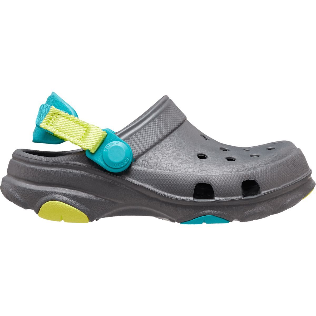 Crocs Classic All-Terrain Clog - Kids' Slate Grey, 2.0