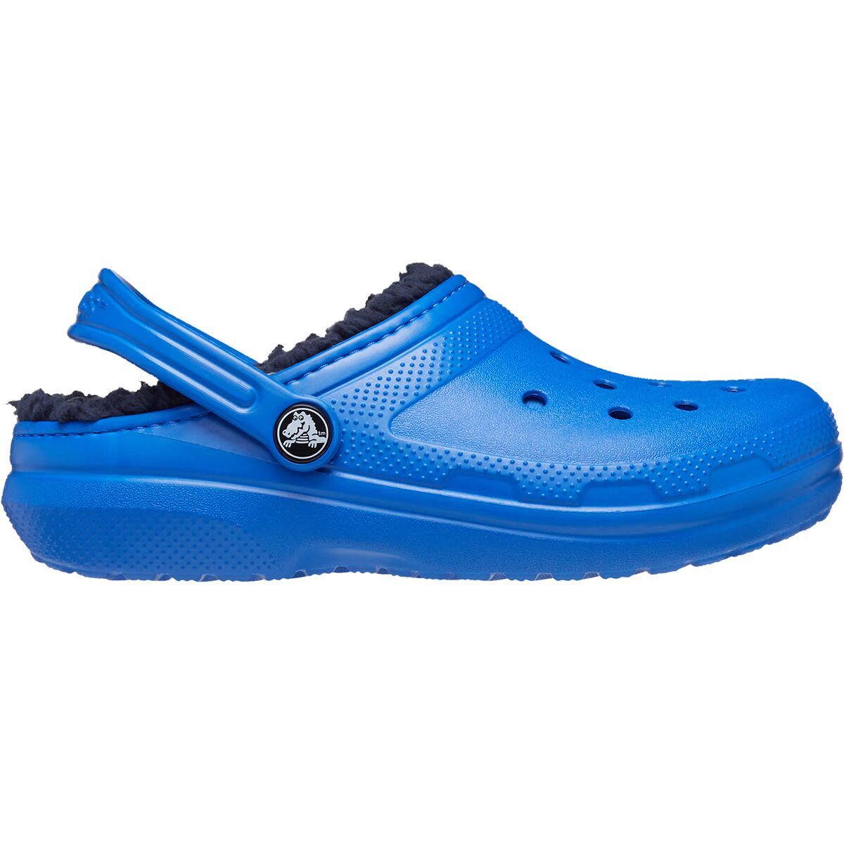 Crocs Classic Lined Clog - Kids' Blue Bolt, 12.0