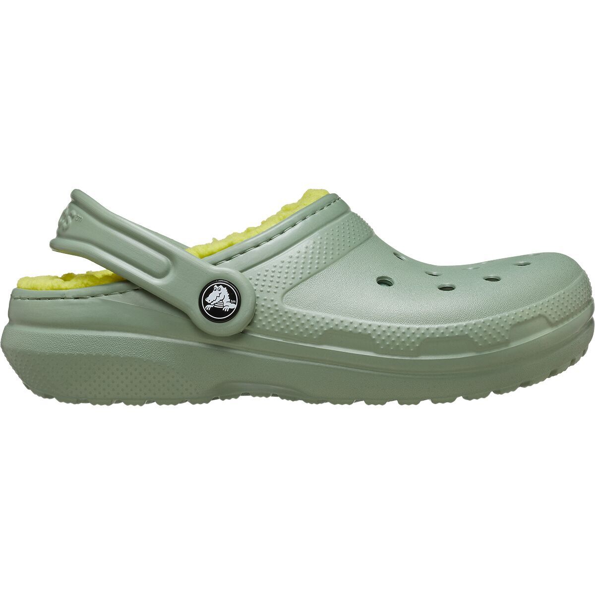 Image of Crocs Classic Lined Clog - Kids' Moss, 13.0