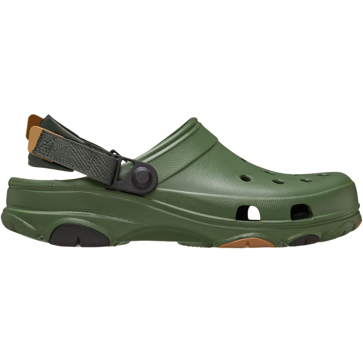 Image of Crocs Classic All-Terrain Clog Army Green, Mens 10.0/Womens 12.0