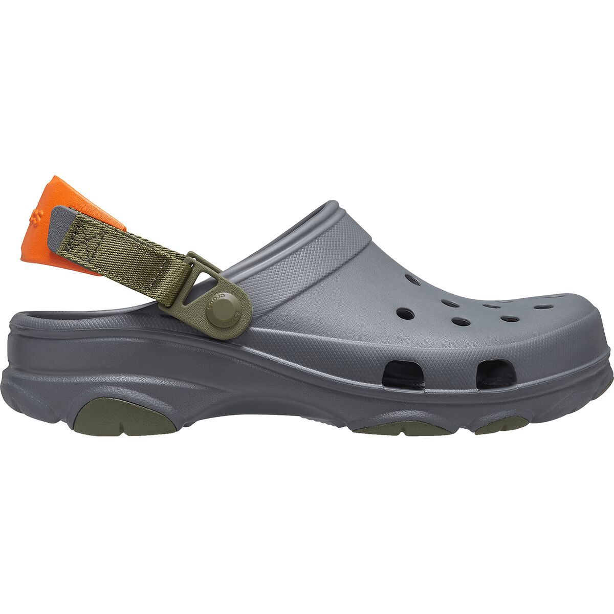 Crocs Classic All-Terrain Clog Slate Grey/Multi, Mens 5.0/Womens 7.0