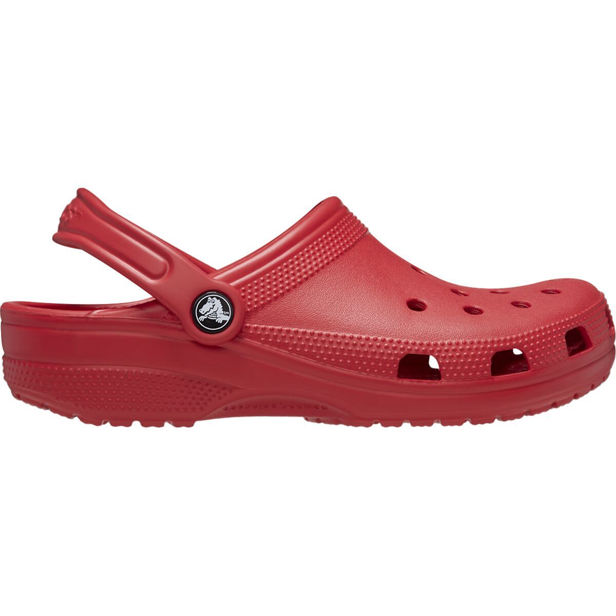 Crocs Classic Clog Varsity Red, Mens 9.0/Womens 11.0