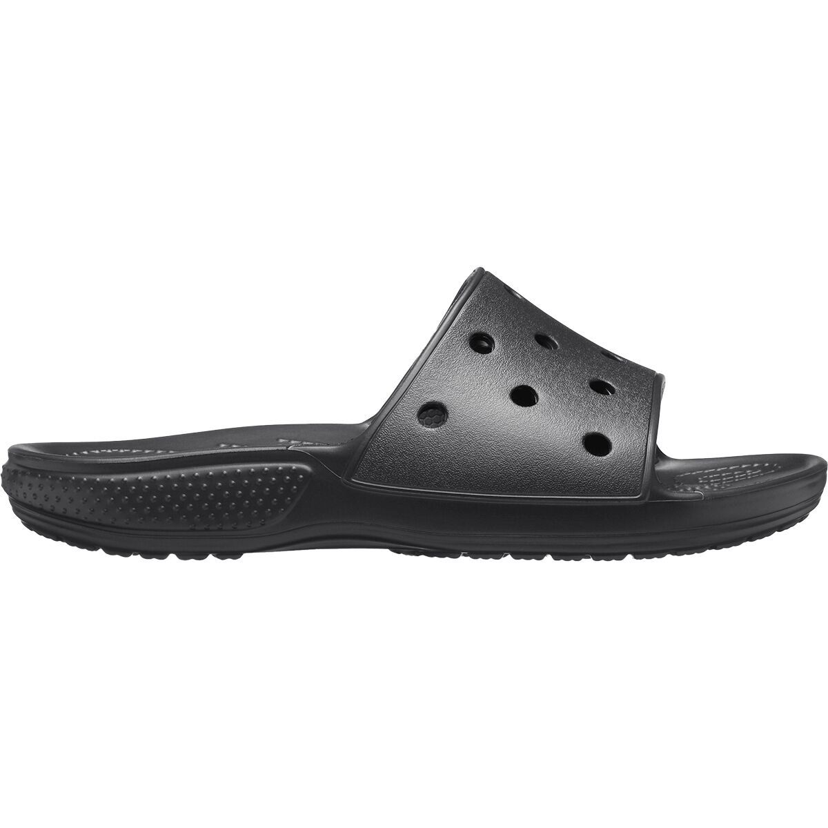 Crocs Classic Slide Black, Mens 13.0/Womens 15.0