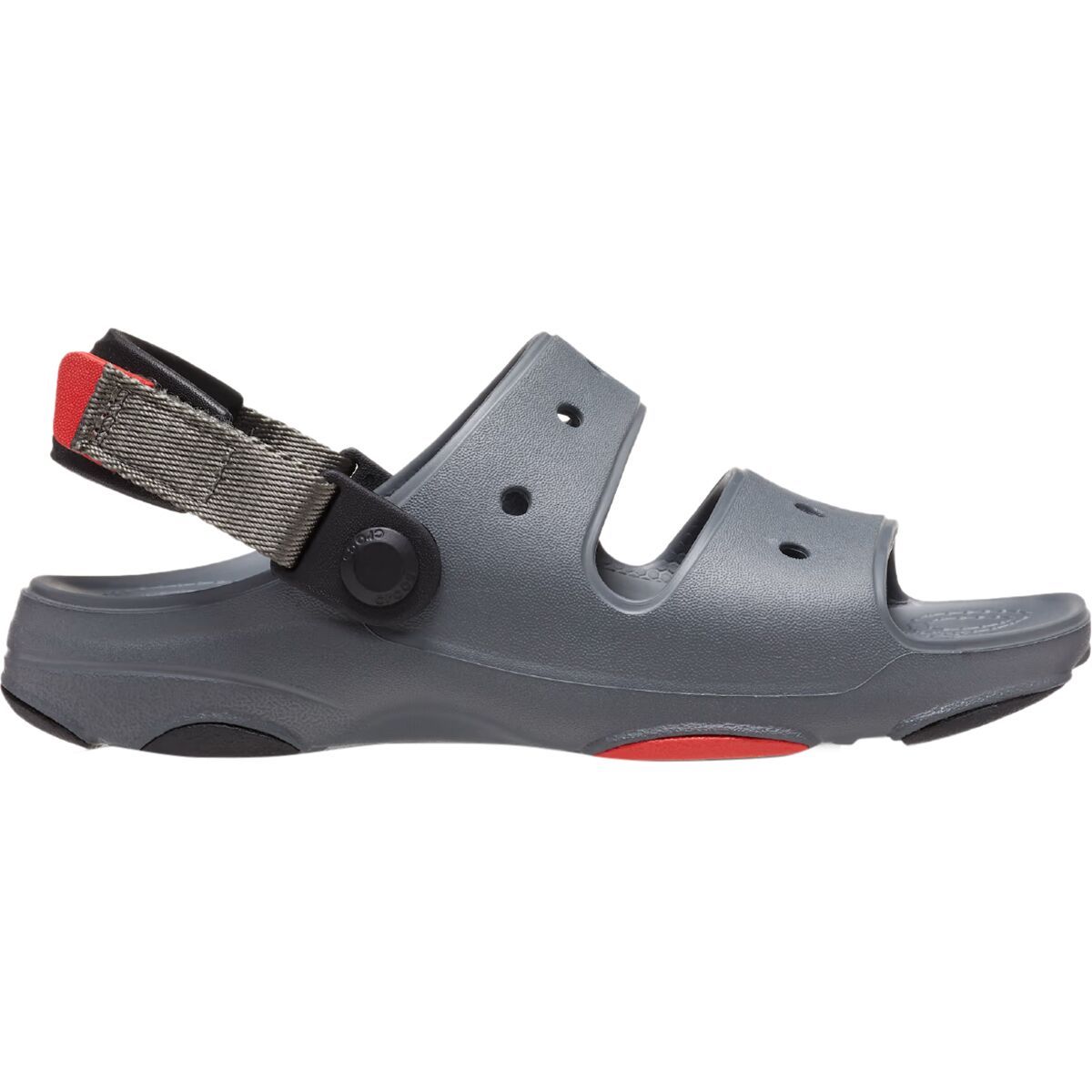 Crocs Classic All-Terrain Sandal - Kids' Slate Grey, 3.0