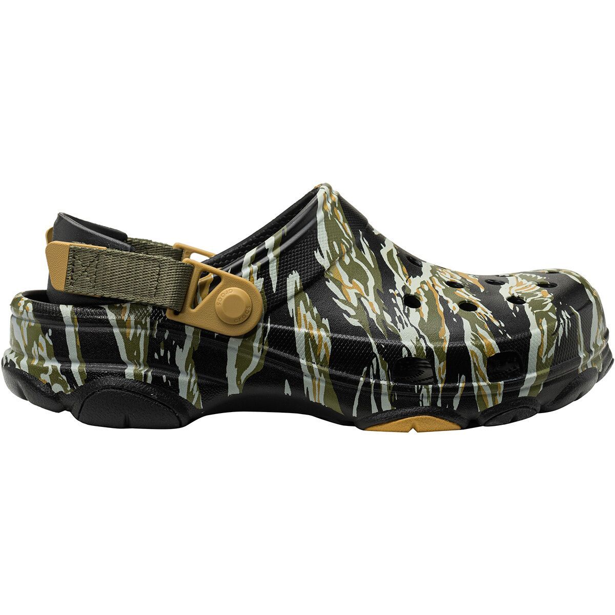 Crocs Classic All-Terrain Camo Clog Black/Multi, Mens 7.0/Womens 9.0