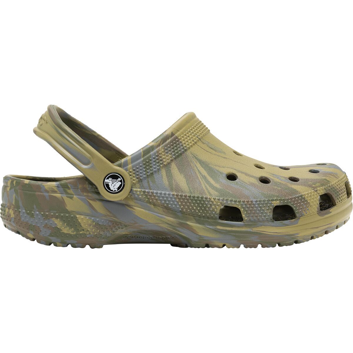 Crocs Classic Marbled Clog Aloe/Multi, Mens 11.0/Womens 13.0