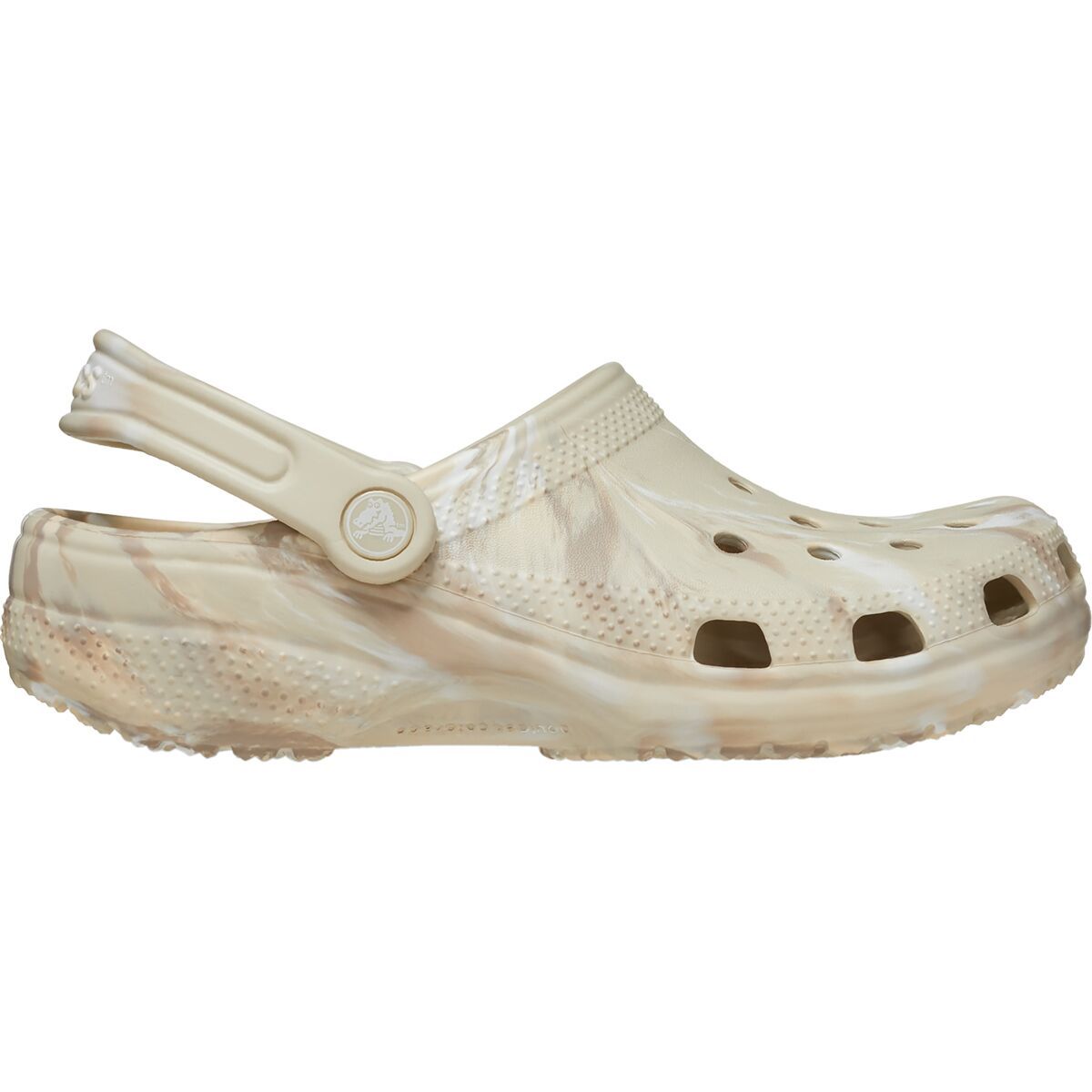 Image of Crocs Classic Marbled Clog Bone/Multi, Mens 8.0/Womens 10.0