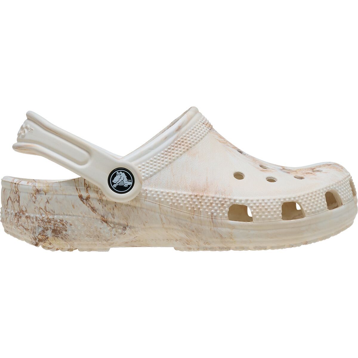 Image of Crocs Classic Marbled Clog - Kids' Bone/Swirl, 6.0