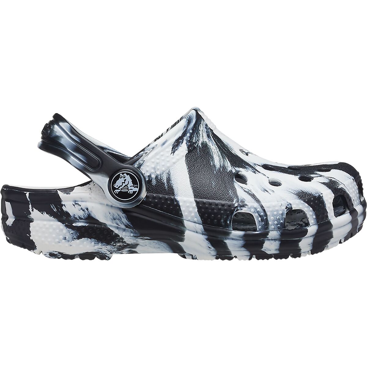 Crocs Crocs Classic Marbled Clog - Toddlers' Black/White, 8.0