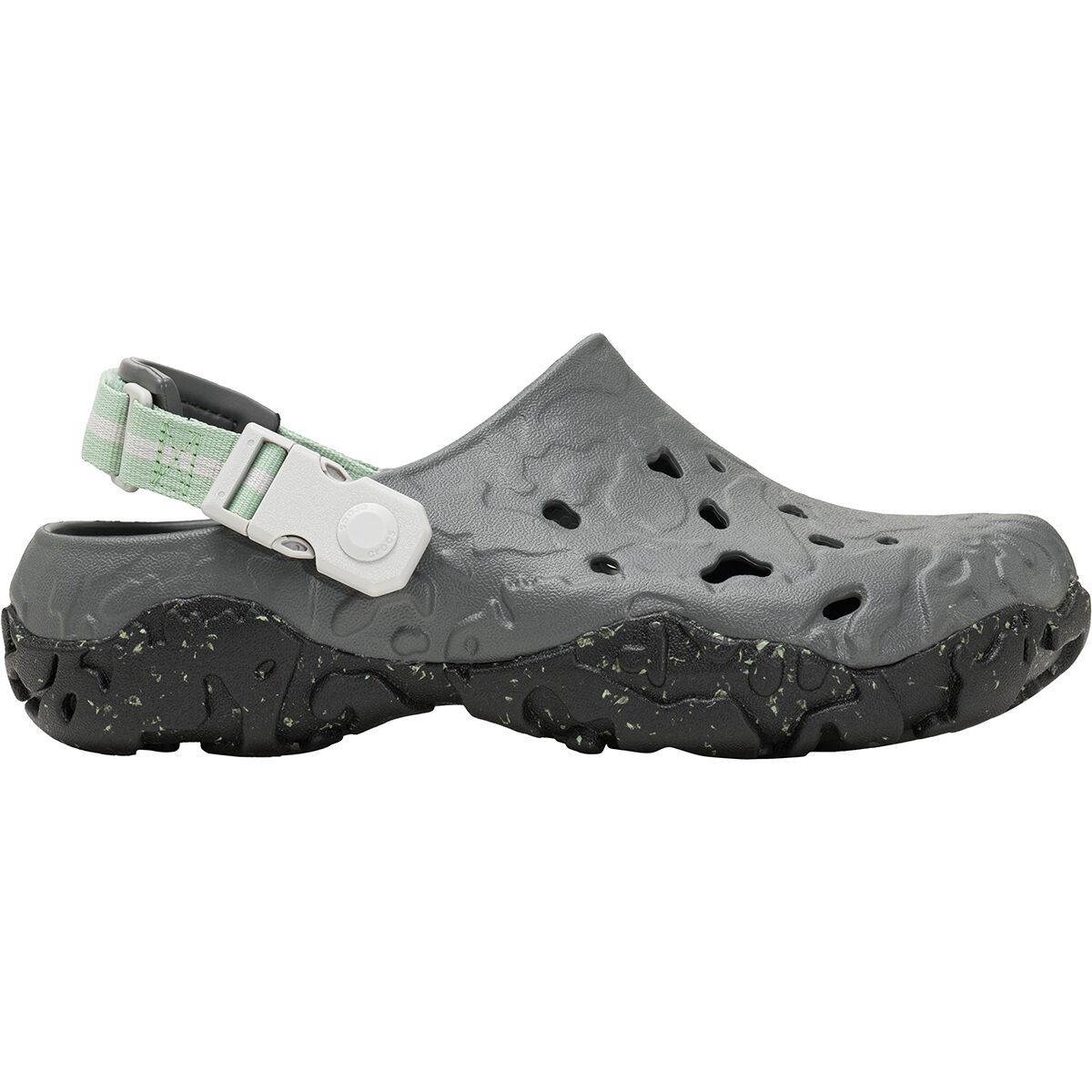 Crocs All-Terrain Atlas Clog Slate Grey, Mens 5.0/Womens 7.0