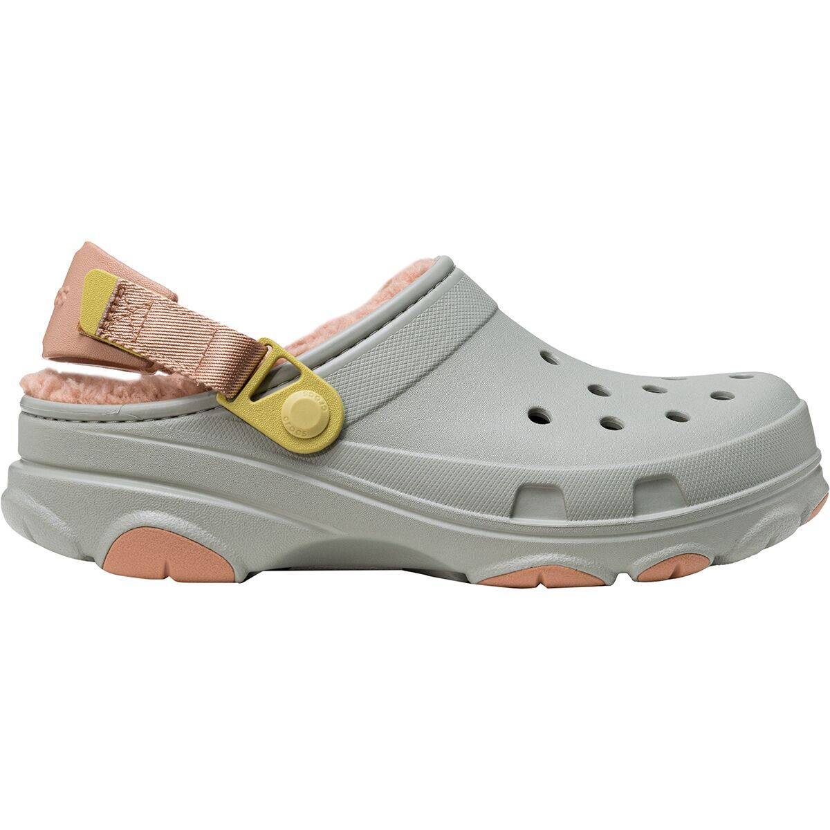 Crocs All Terrain Lined Clog Elephant, Mens 12.0/Womens 14.0