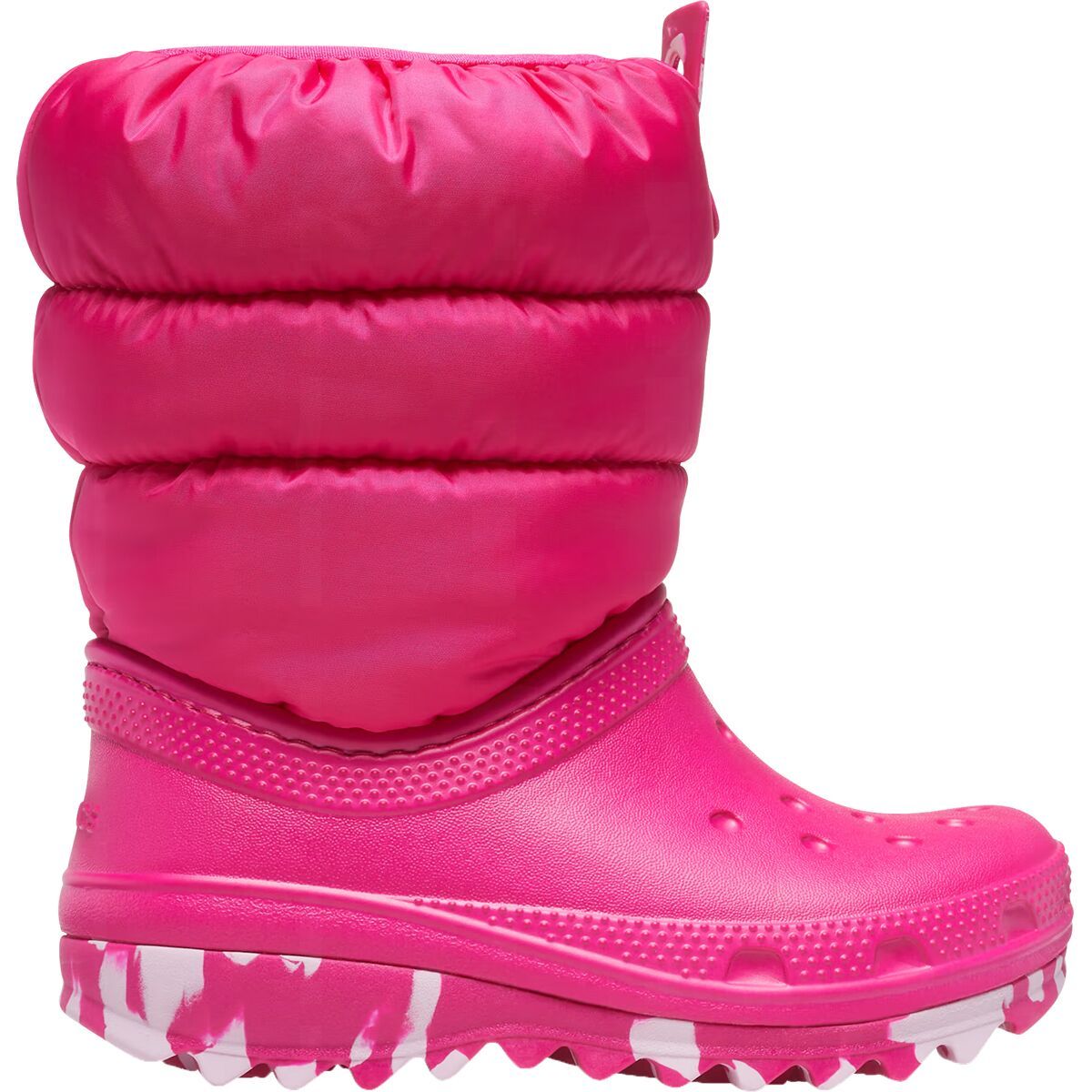 Crocs Classic Neo Puff Boot - Kids' Candy Pink, 3.0