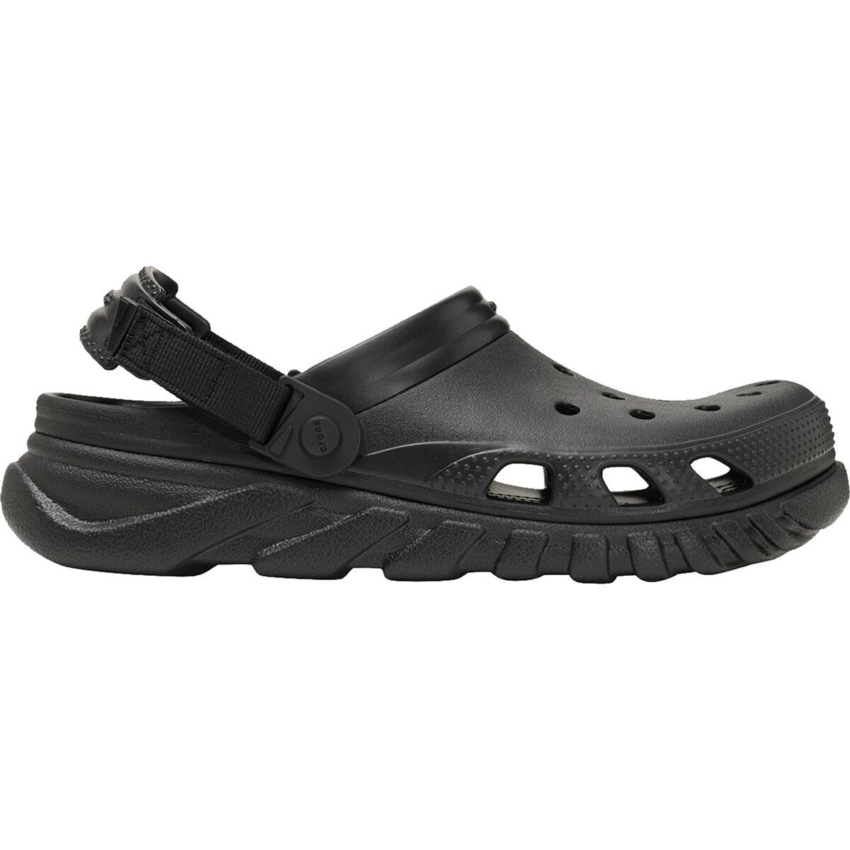 Crocs Duet Max II Clog Black, Mens 12.0/Womens 14.0