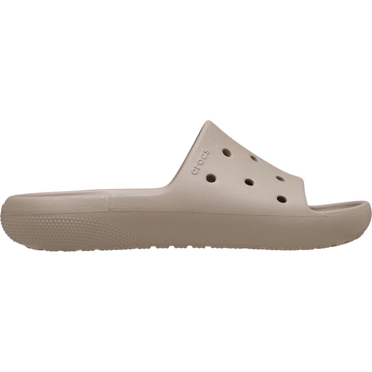 Crocs Classic 2.0 Slide Taupe, Mens 10.0/Womens 12.0