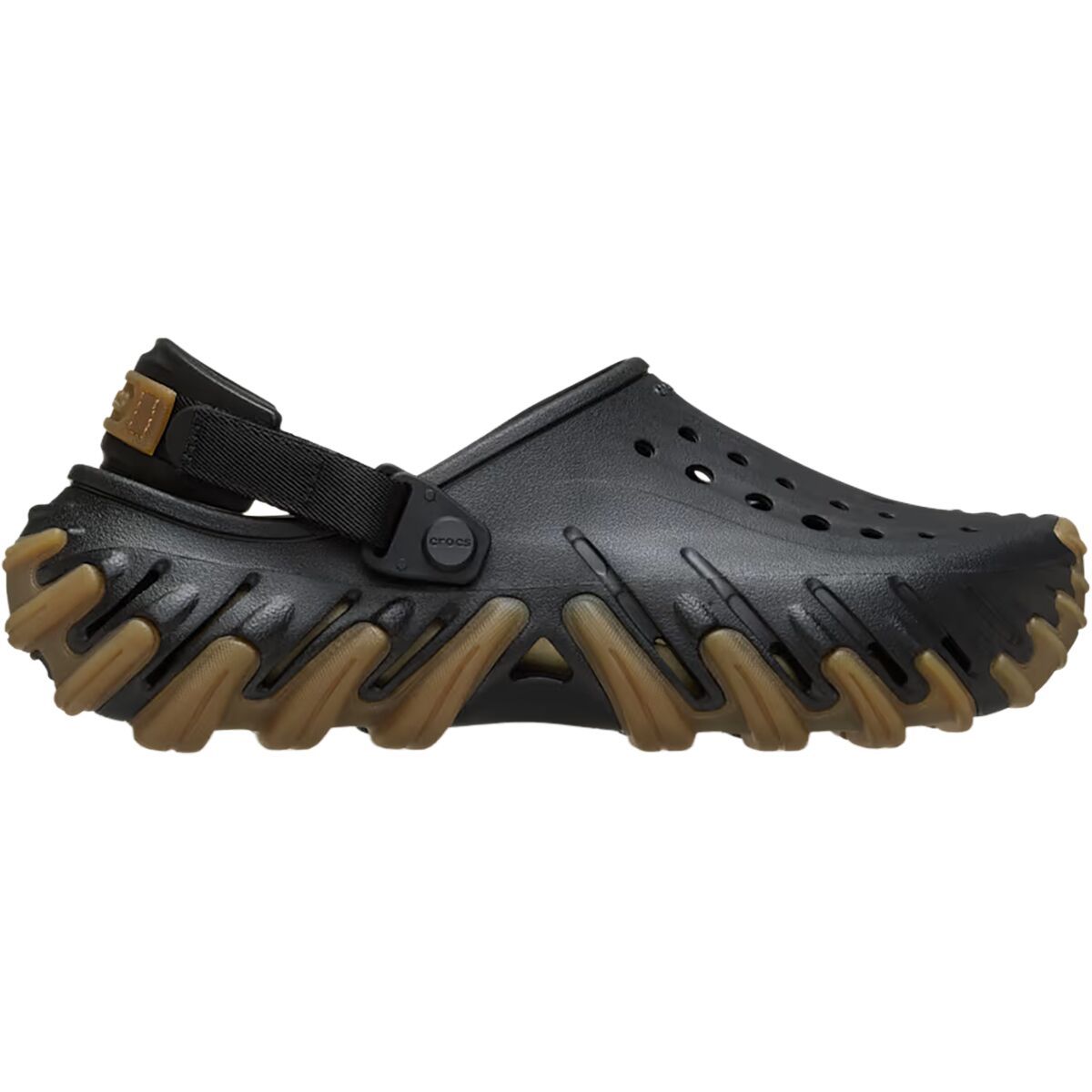 Image of Crocs Echo RO Clog Black, Mens 9.0/Womens 11.0
