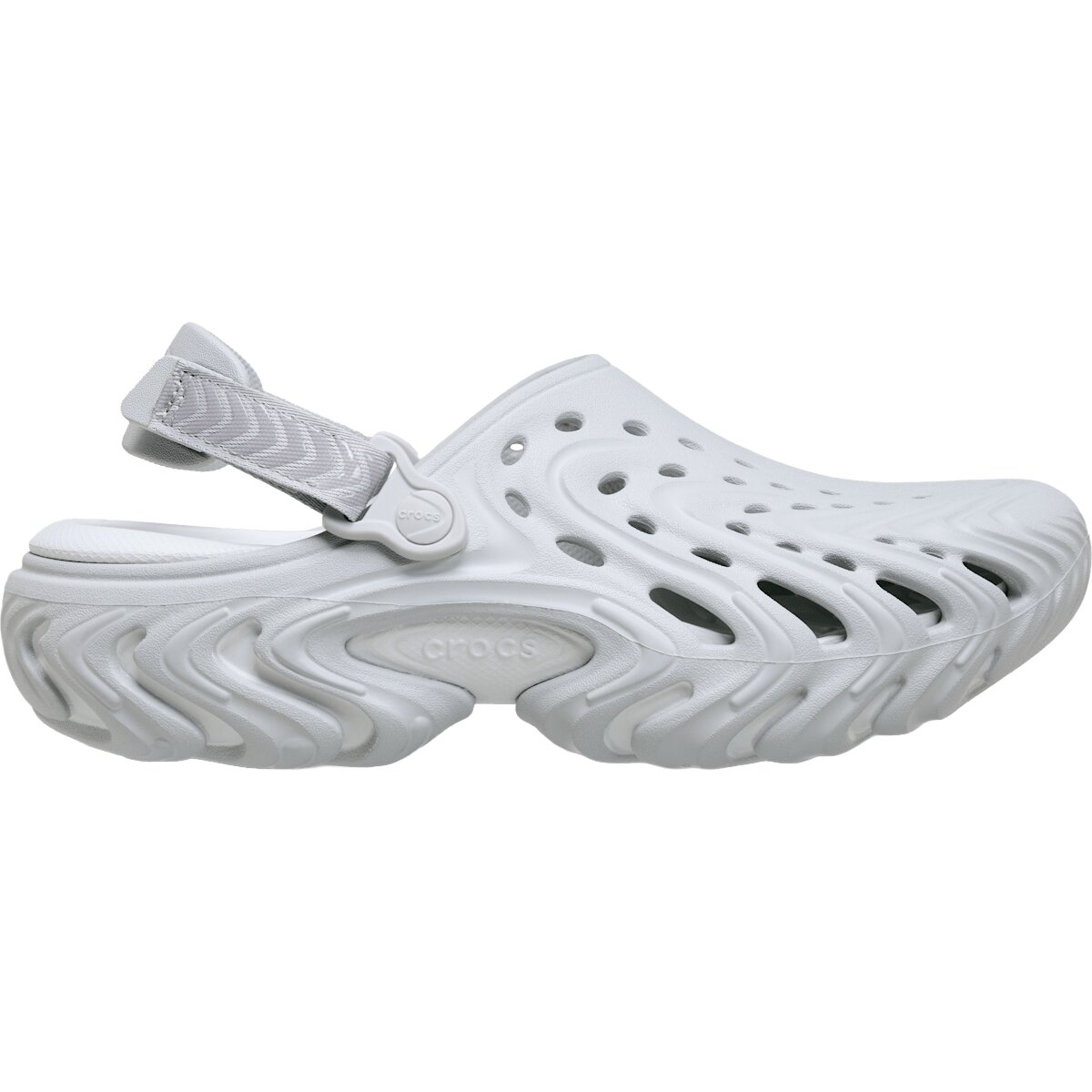 Image of Crocs Echo 2.0 Clog Atmosphere Chrome, Mens 12.0/Womens 14.0