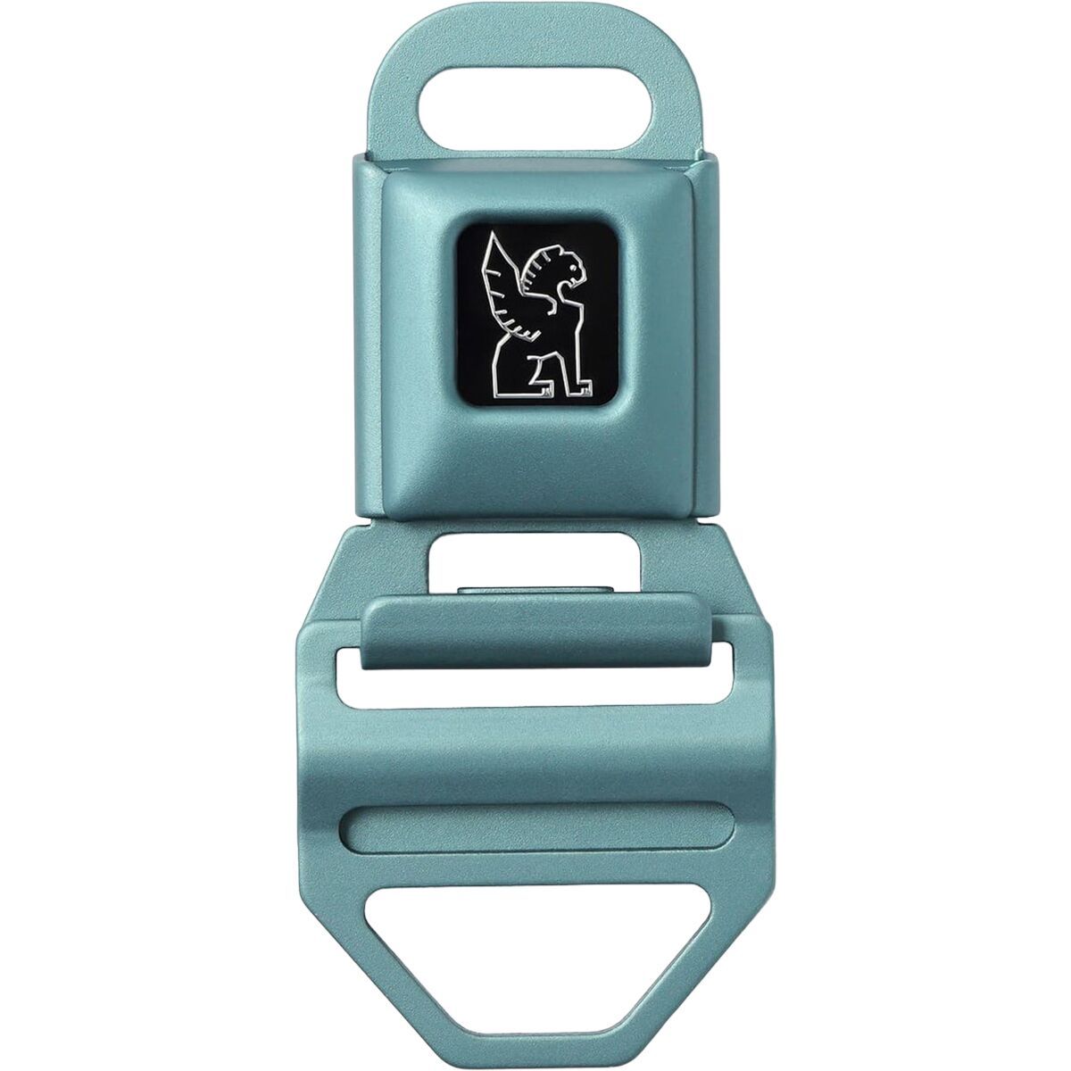 Image of Chrome Seatbelt Buckle Steel Blue, One Size