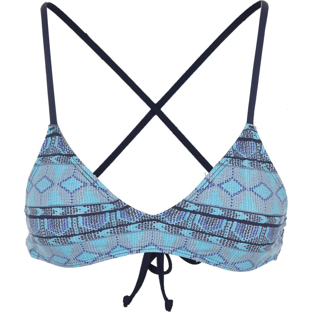 Carve Designs Tamarindo Tie Back Bikini Top - Women's Mosaic/Anchor, XS