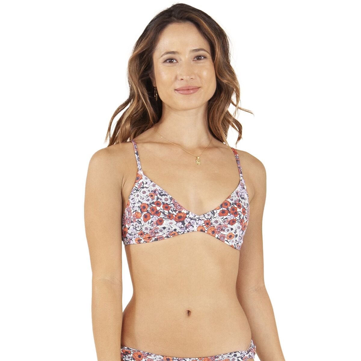 Carve Designs Tamarindo Tie Back Bikini Top - Women's Poppy, S