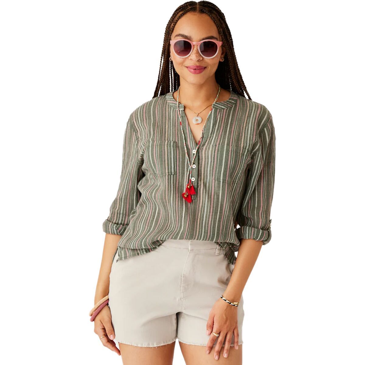 Carve Designs Dylan Gauze Shirt - Women's