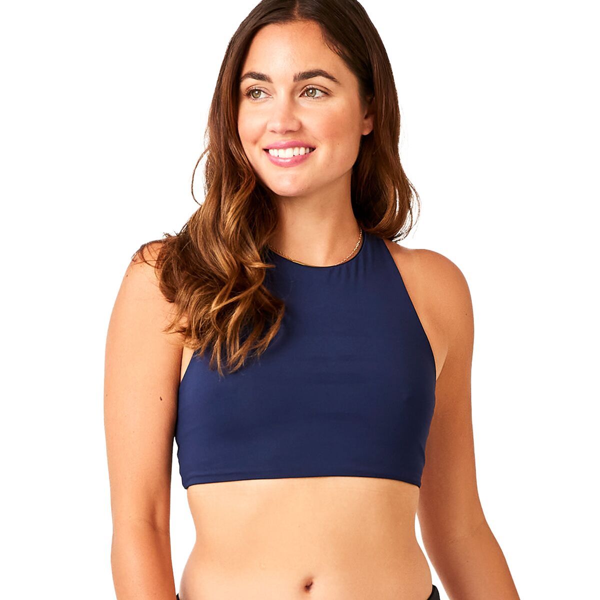 Carve Designs Sanitas Reversible Bikini Top - Women's Black/Navy, XS