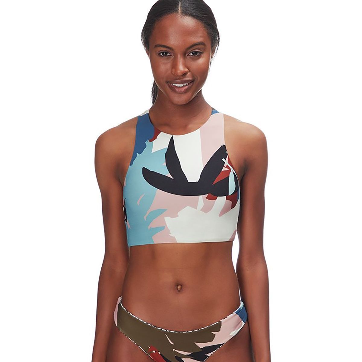 Carve Designs Sanitas Reversible Bikini Top - Women's Perla/Azul, XS