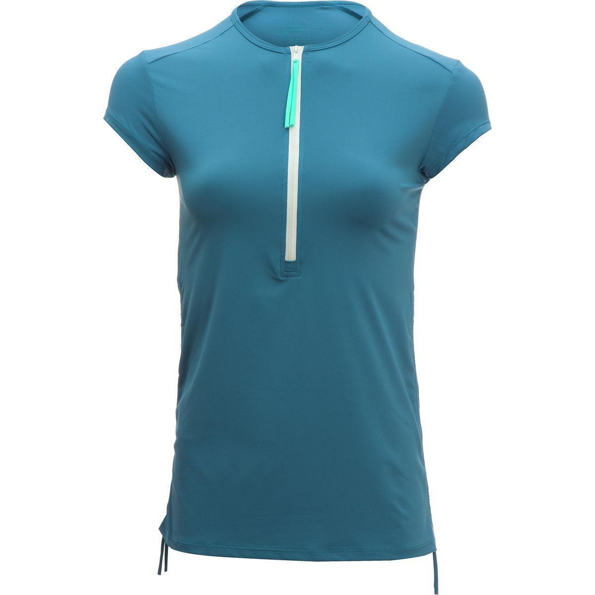 Carve Designs Dawson Short-Sleeve Rashguard - Women's Solid Ocean, S